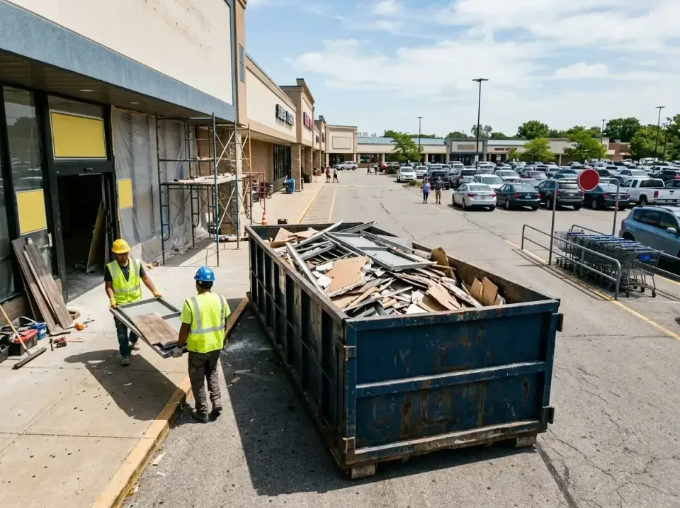 retail-store-renovation-debris-003 — frequently asked questions, Roll-off Dumpster Rentals in Petersburg, IL